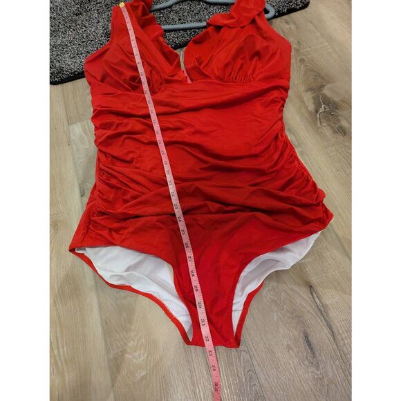 🥚3/30 Sz L (20/2X) City Chic Cavallo One Piece Swimsuit - Picture 9 of 12